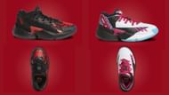 Take a closer look at the Miles Morales (left) and Spider-gwen (right) colorways (Image via Sportskeeda)